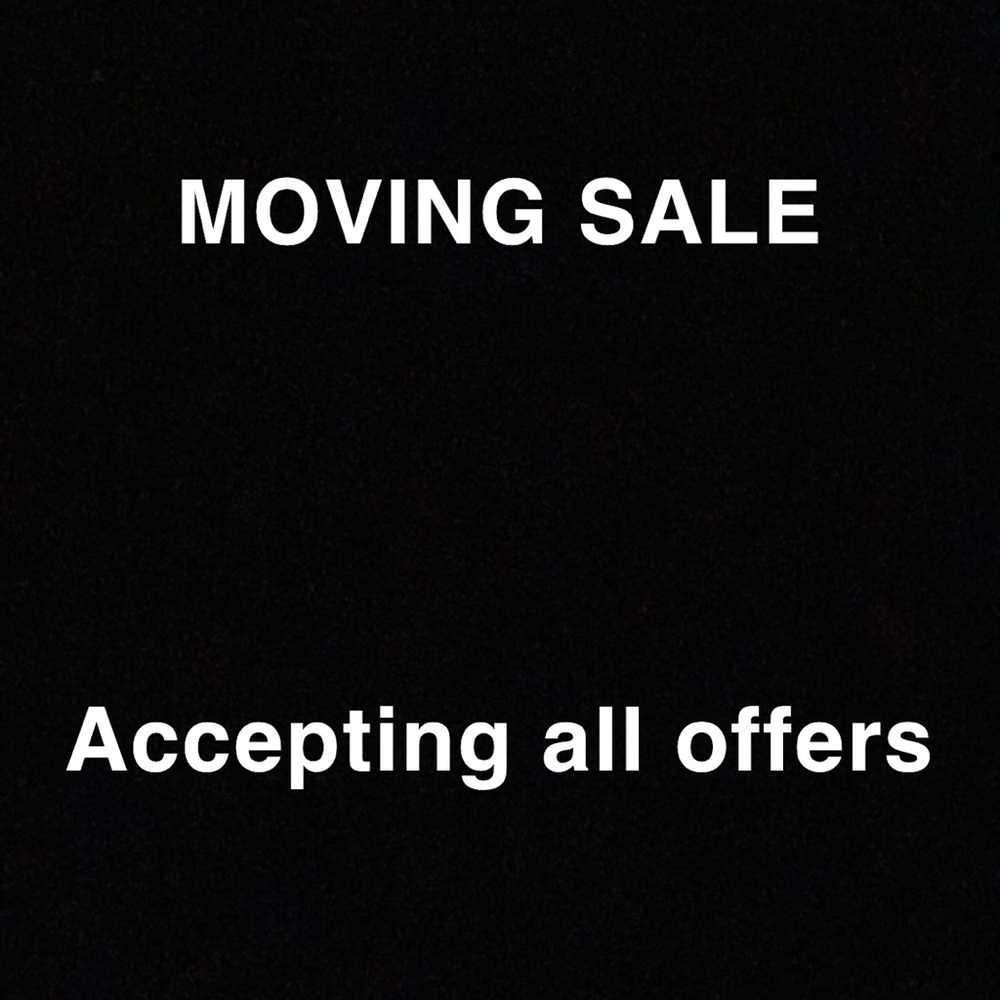 MOVING SALE